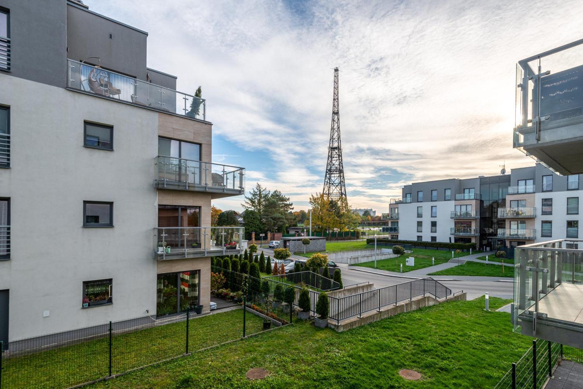 Apartament Lubliniecka Z Pieknym Widokiem Na Radiostacje Gliwice Eksteriør bilde